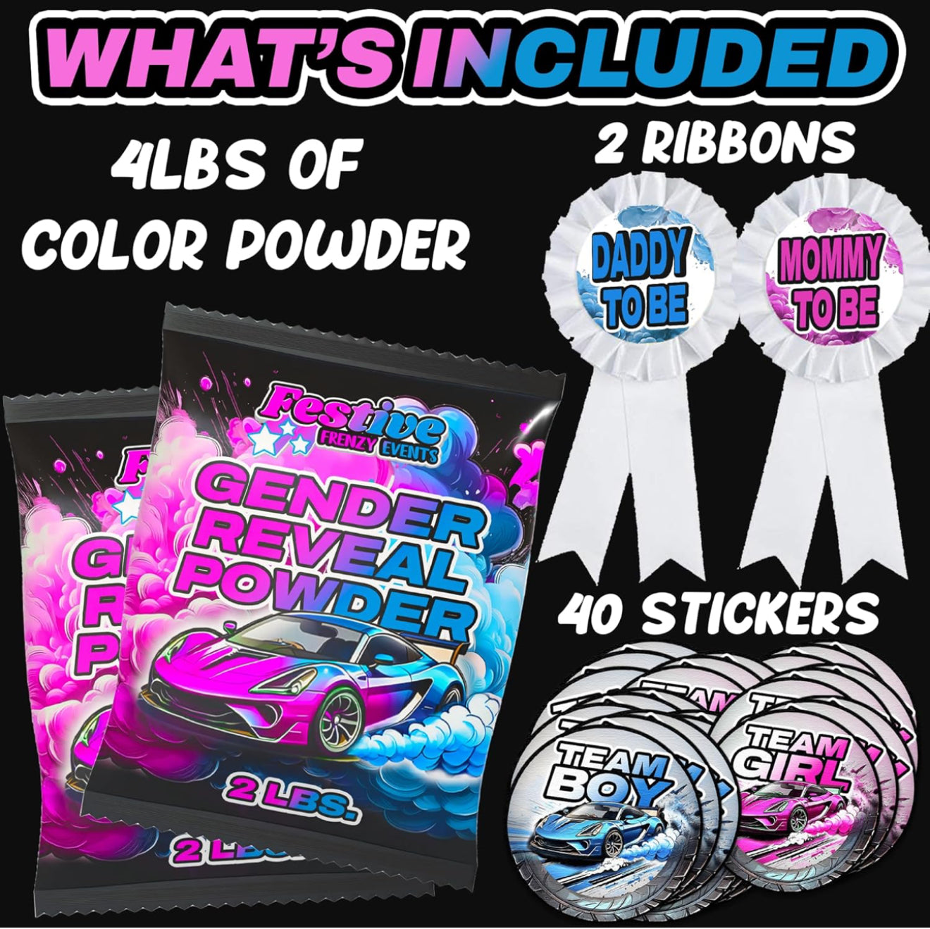 Gender Reveal Burnout Kit