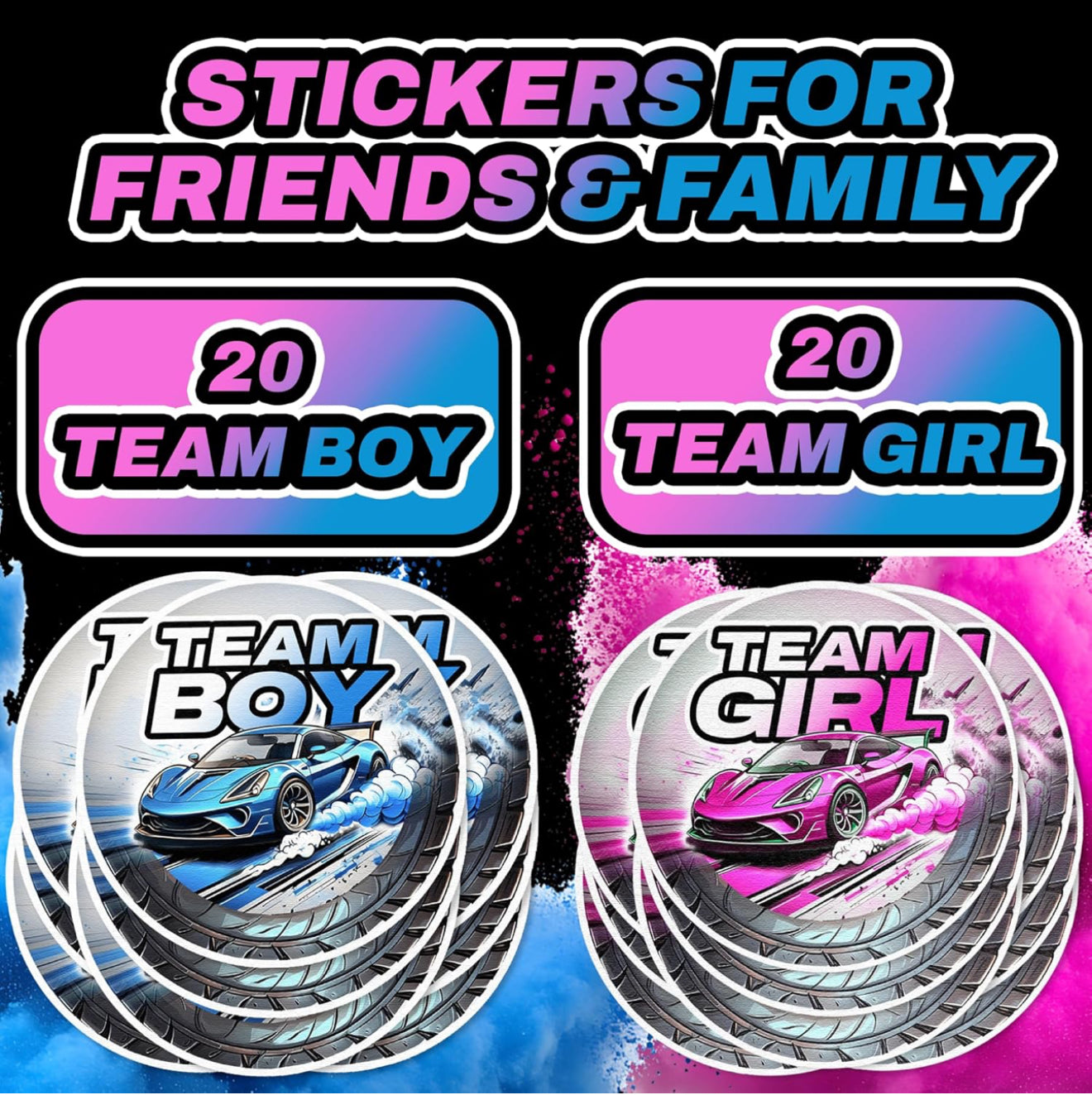 Gender Reveal Burnout Kit