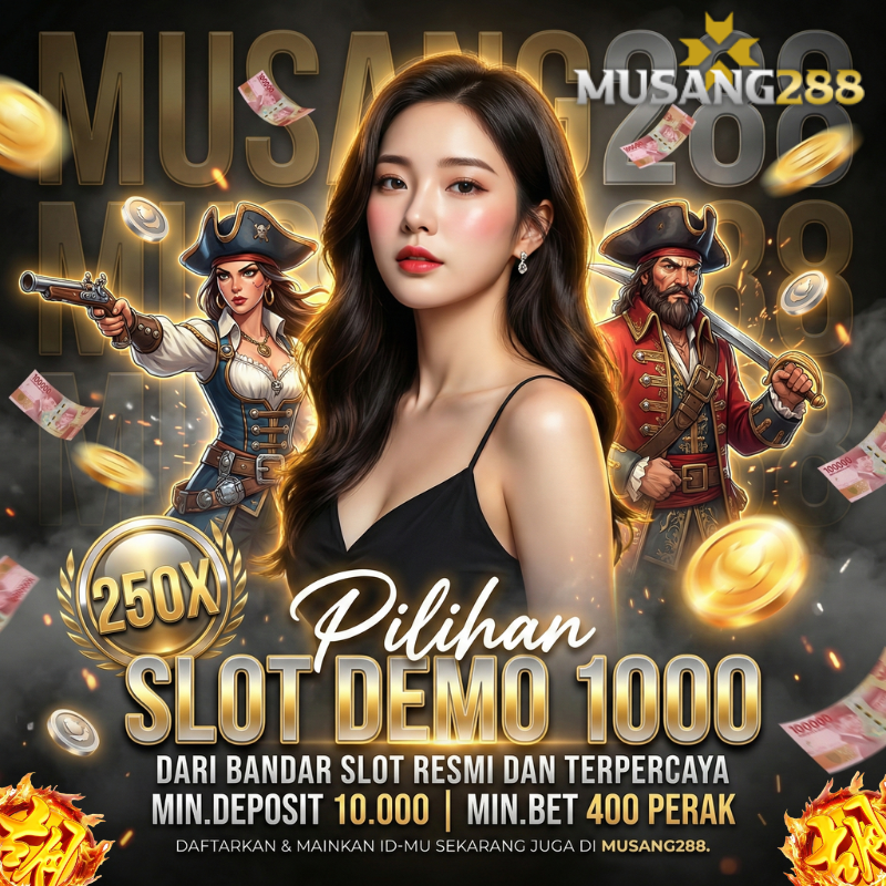 Gabung di MUSANG288 sekarang dan mainkan slot demo 1000 dengan bet 400 perak. Bandar resmi deposit 10.000 ini siap bayar kemenanganmu dengan perkalian 250x!